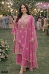 Ridhima By Mrudangi Simar Silk Embroidery Salwar Suits Wholesale Market In Surat